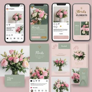 Social Media Marketing Kit for Florists